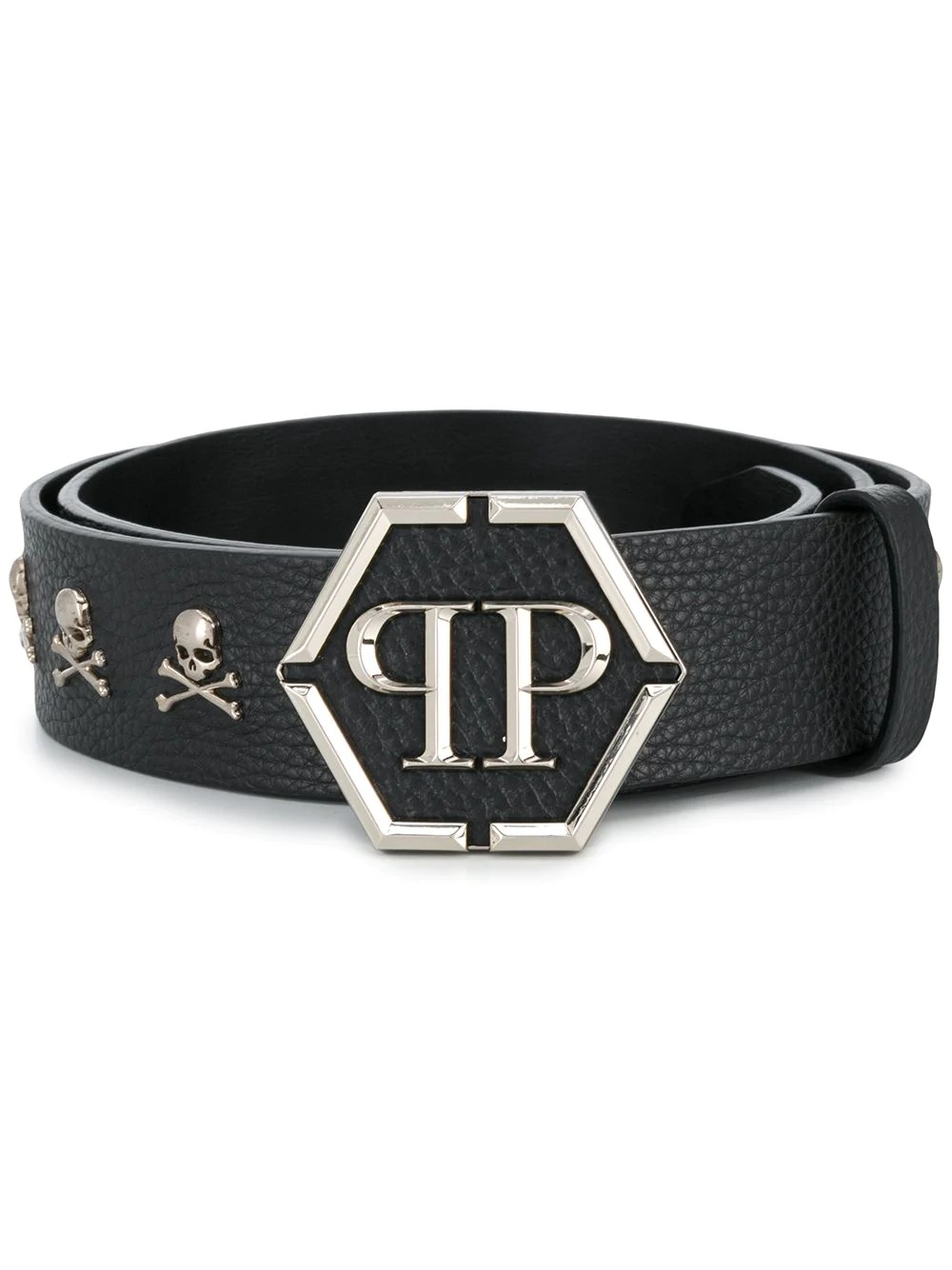  skull-studded buckle belt  - 1