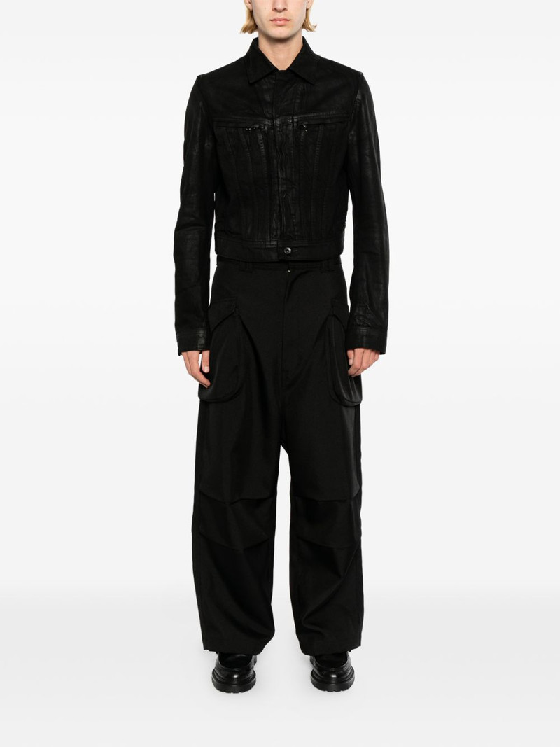 Julius coated cropped jacket outlook