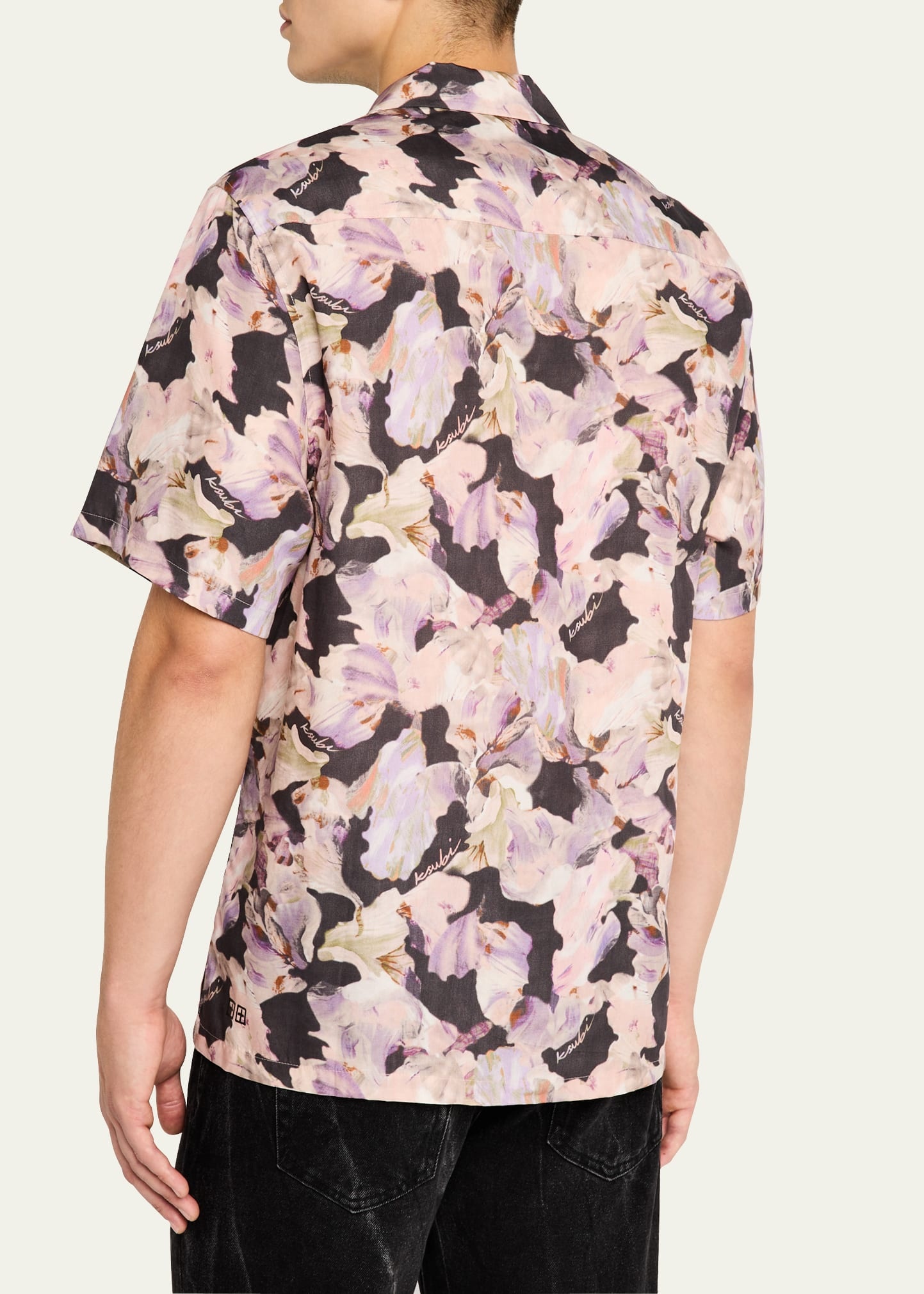 Men's Floral Camp Shirt - 3