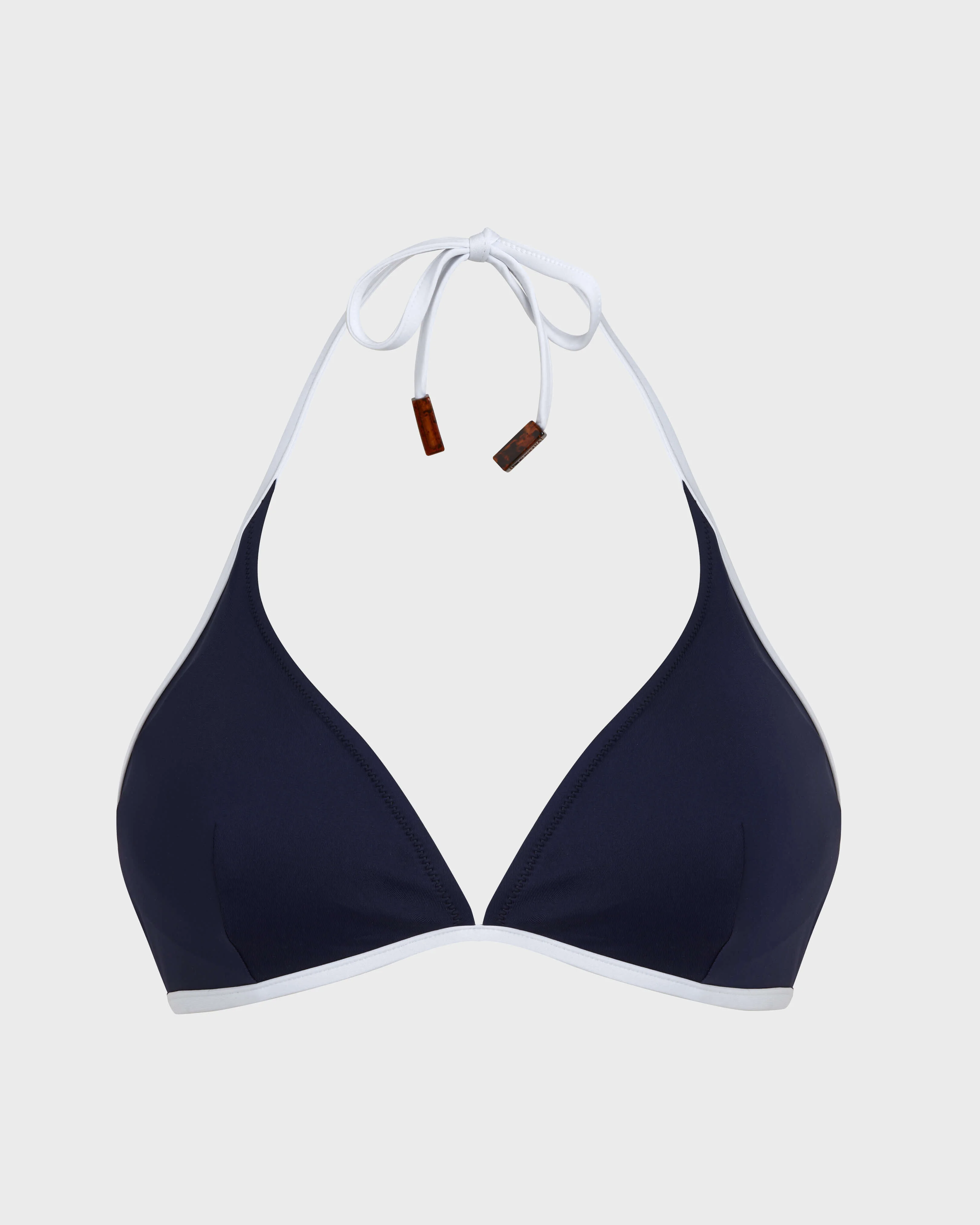 WOMEN TRIANGLE BIKINI TOP SOLID - 1