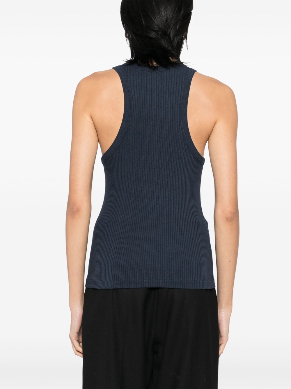baby fox patch ribbed tank top - 4