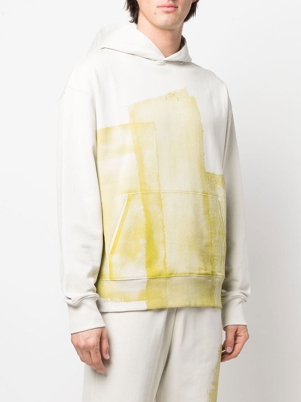 graphic-print cotton hoodie - 3