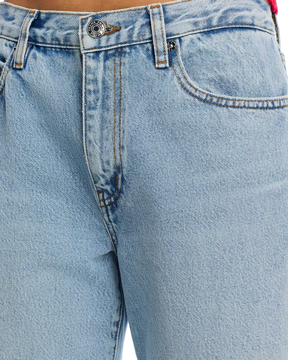 The Hang High Rise Ankle Straight Jeans in Johanna - 6