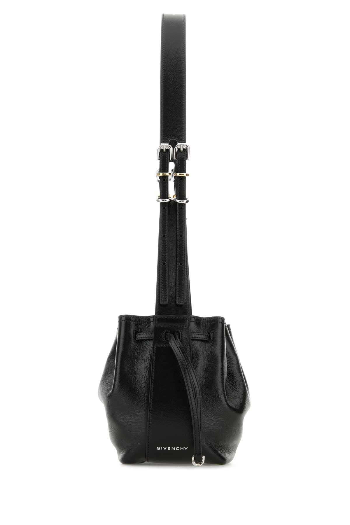 Givenchy Women Black Leather Small Pumpkin Crossbody Bag - 1