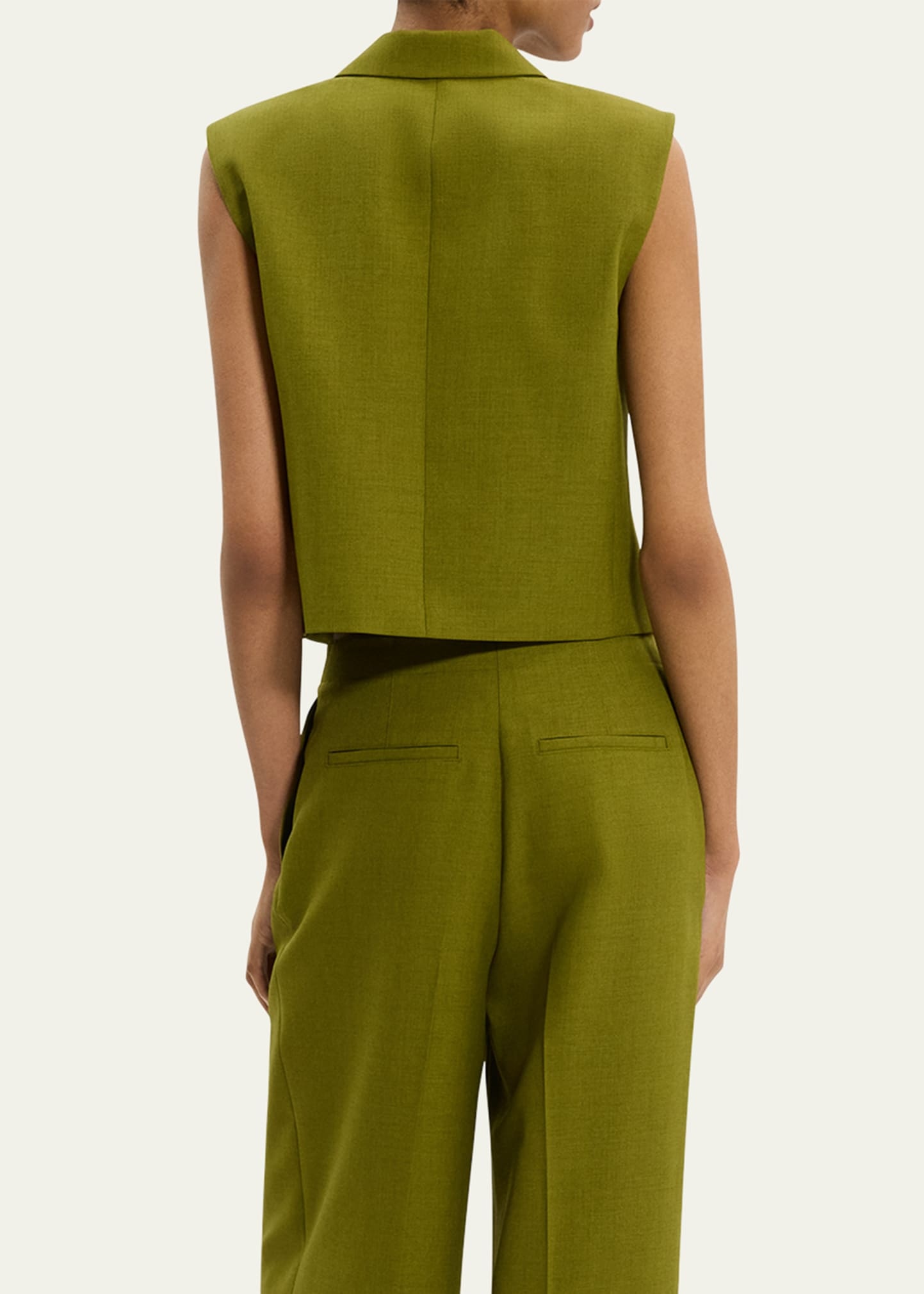 Boxy Double-Breasted Vest - 3