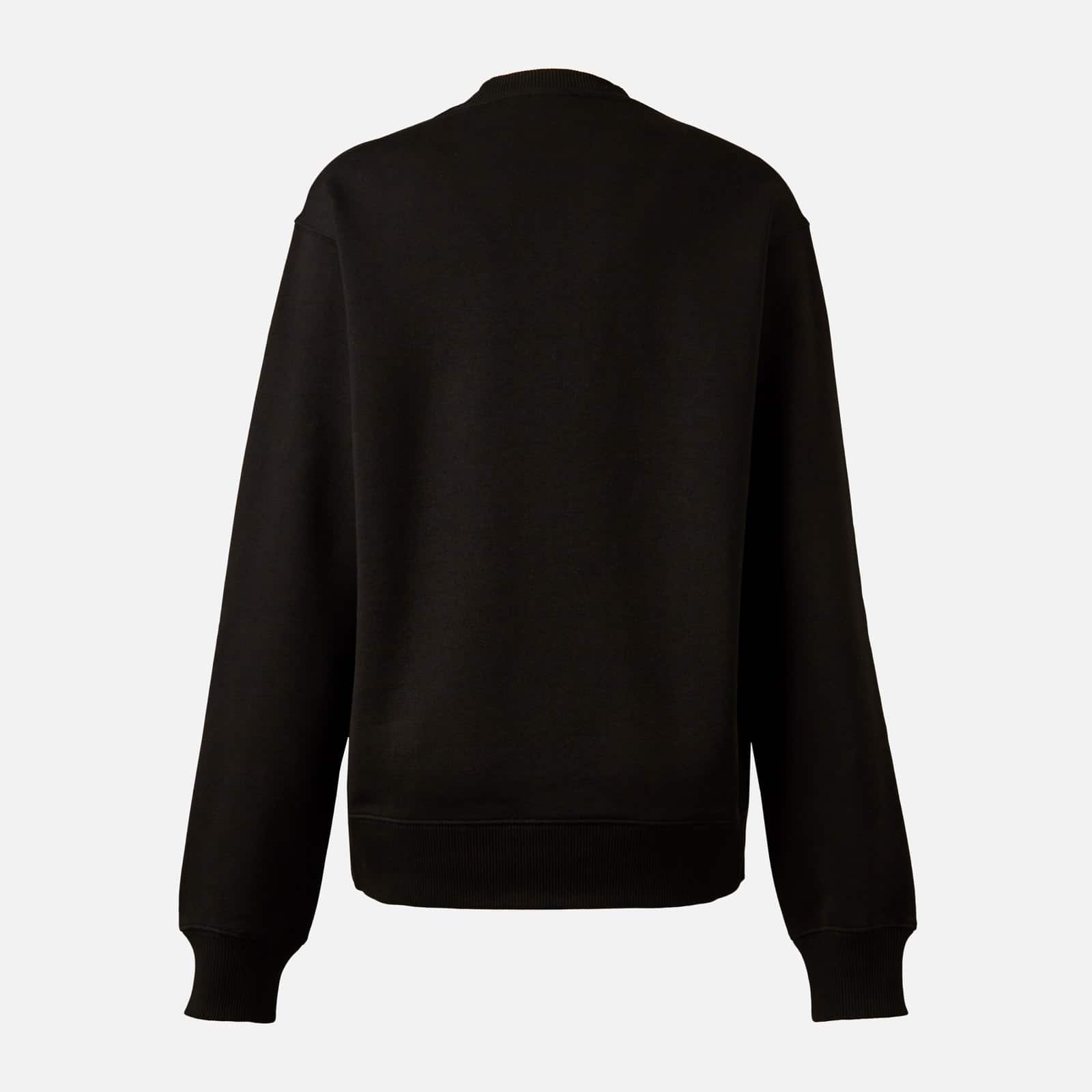 Round Neck Sweatshirt Black - 2