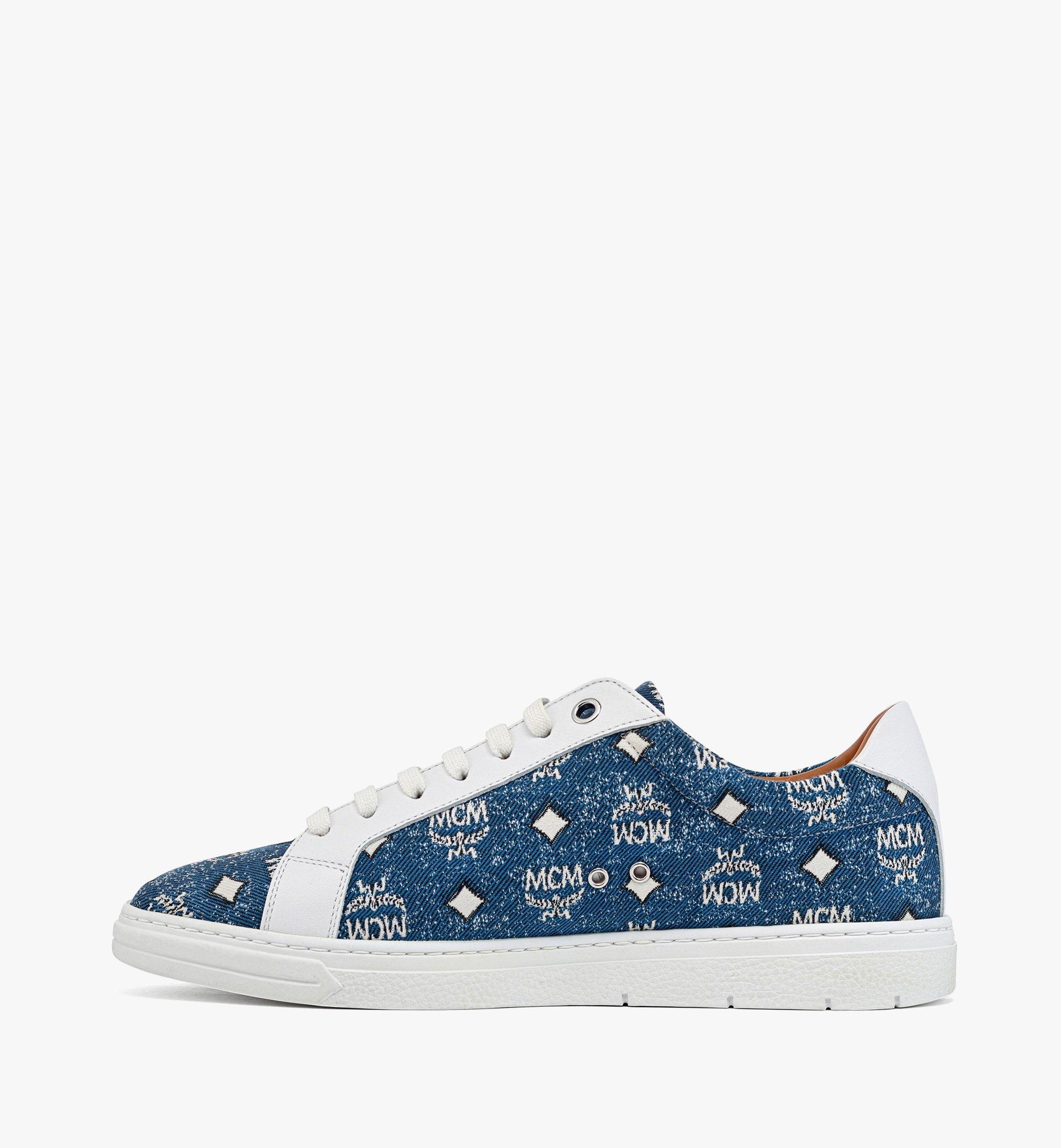 Terrain Lo Sneakers in Denim Jacquard - 3