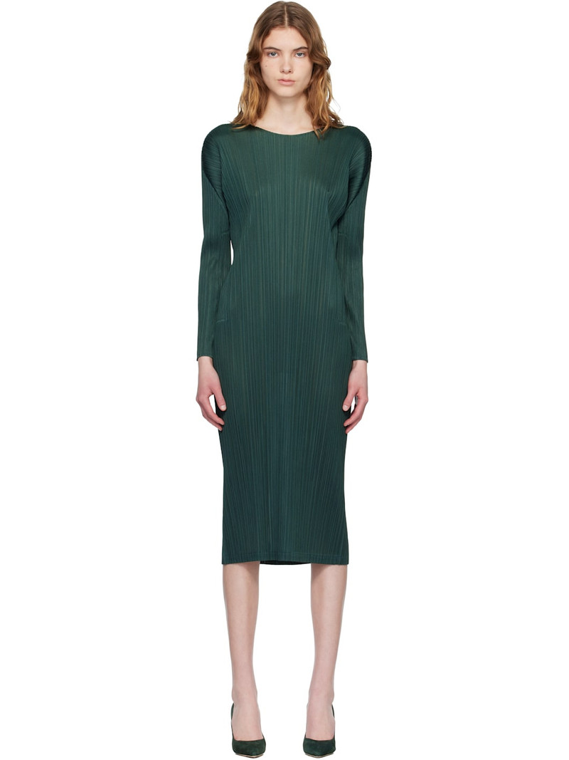 Green Monthly Colors December Midi Dress 1