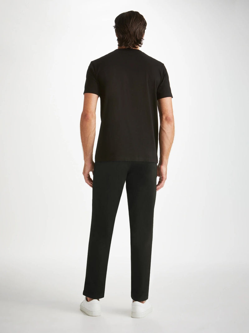 Men's Trousers Harris Lyocell Cotton Black - 4