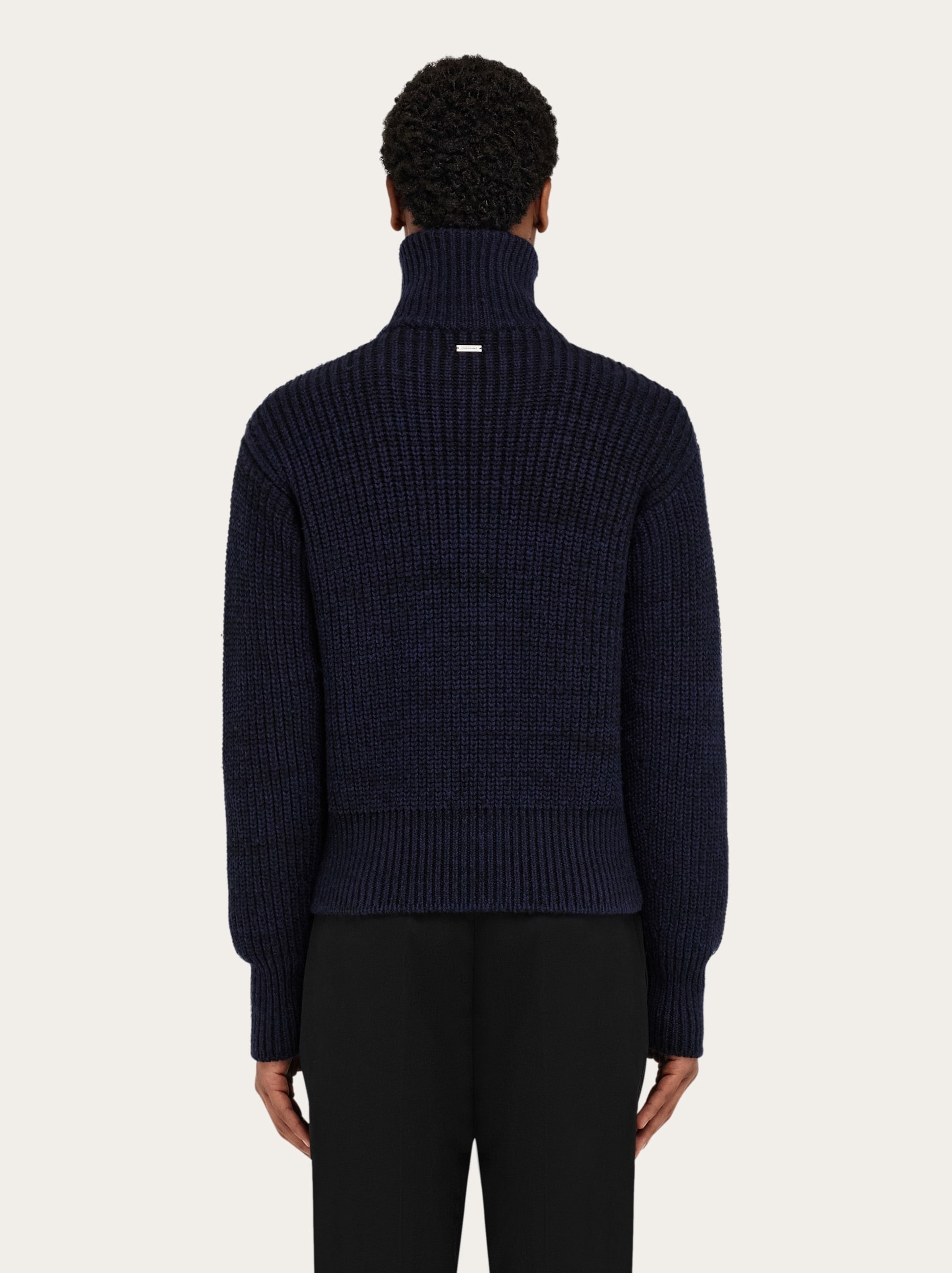 Knitted blouson - 4