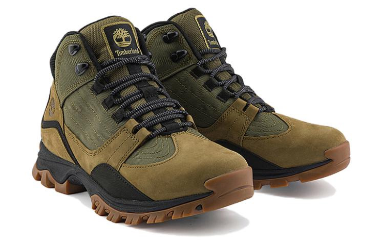 Timberland Mt. Maddsen Mid Lace Up Hiking Boots 'Olive Nubuck' A6BNN - 3