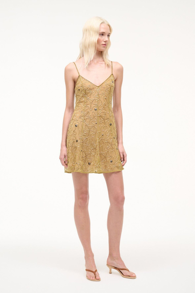 STAUD EMILY DRESS SANDBAR 1