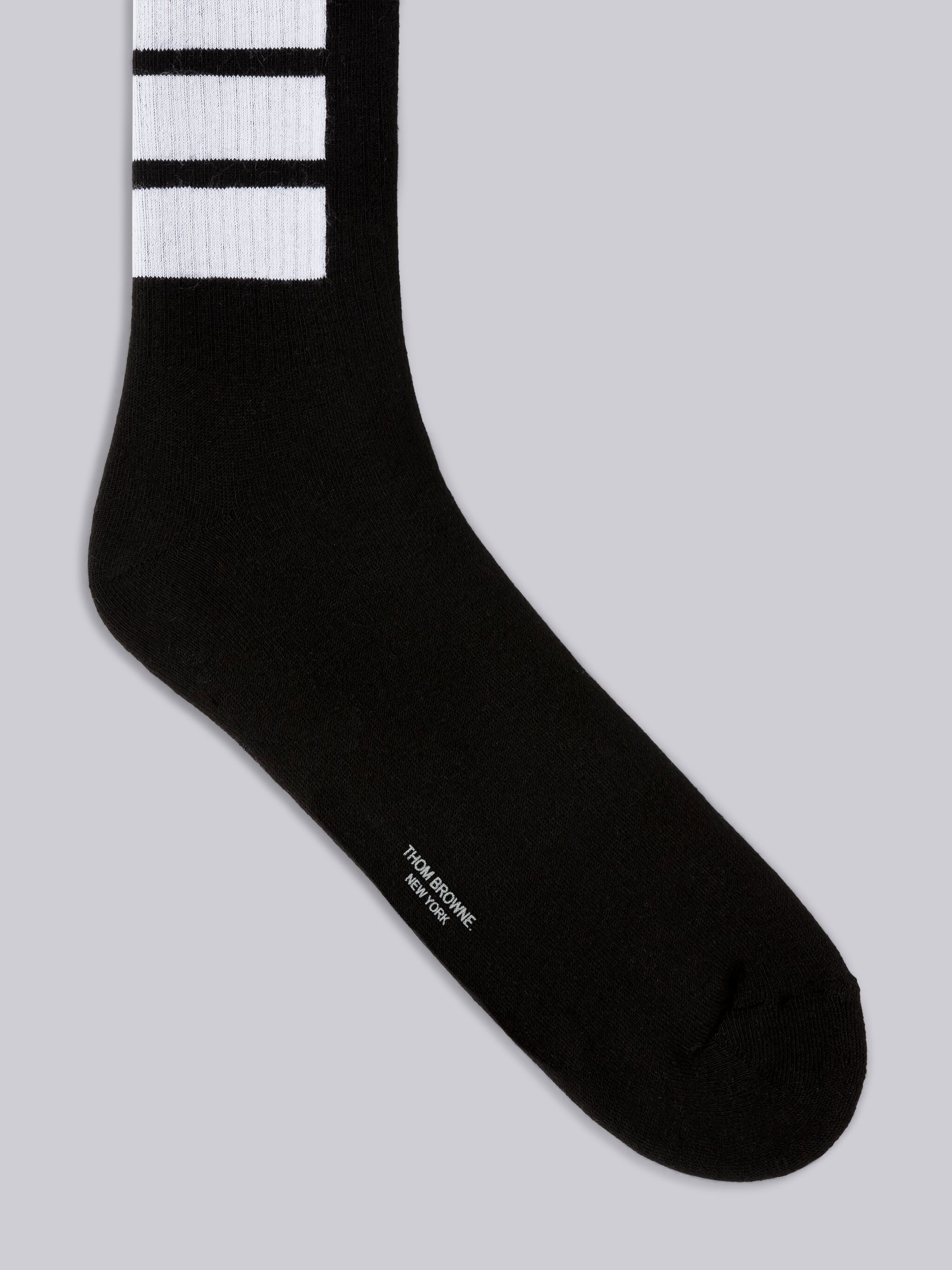 Athletic Terry Stitch 4-Bar Crew Socks - 2
