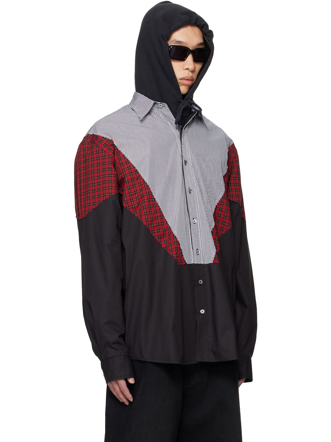 Black & Red Tracksuit Shirt - 2