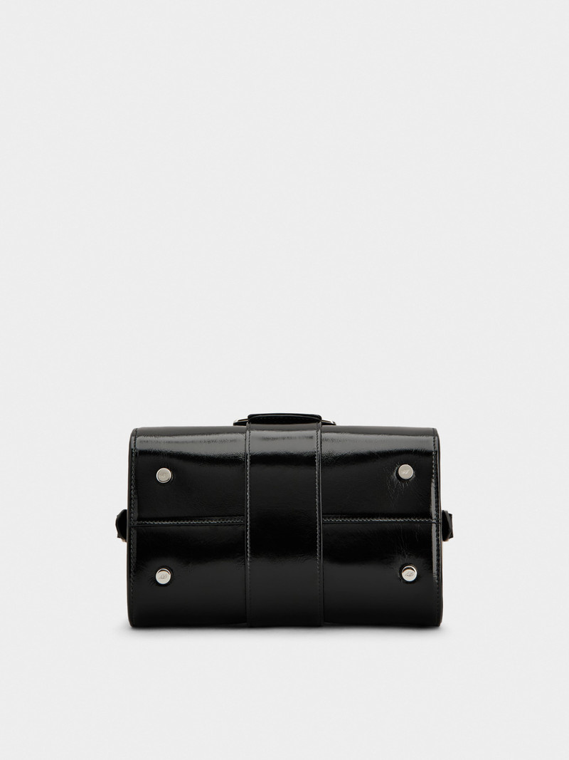 Belle Vivier Mini Bowling Bag in patent leather 6