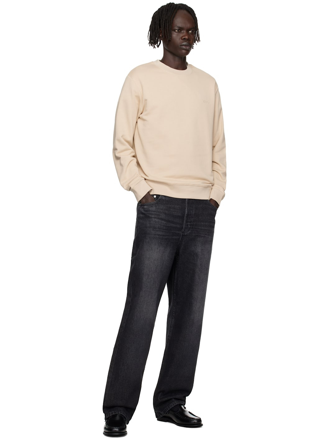 Beige Standard 'A.P.C.' Brodé Sweatshirt - 4