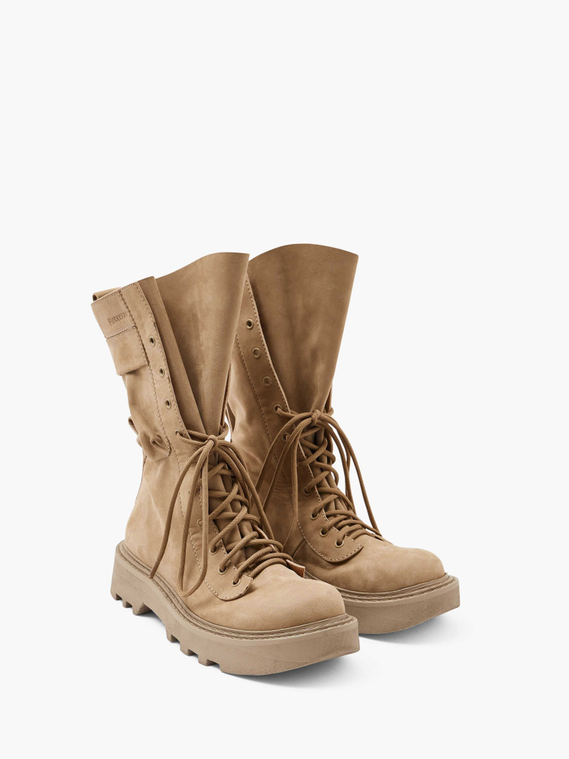 JW Anderson COMBAT LEATHER BOOTS outlook