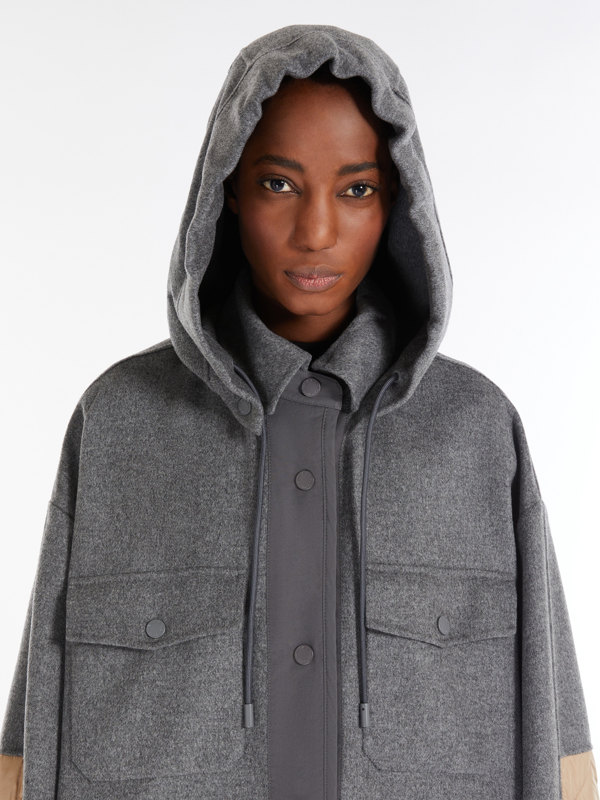 OSSOLA Double-sided wool and nylon jacket - 5