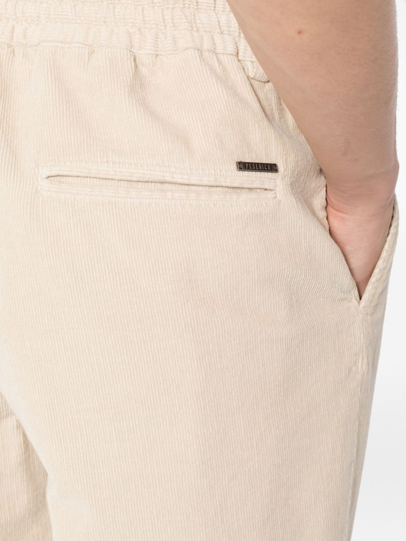 drawstring-waist corduroy trousers 5