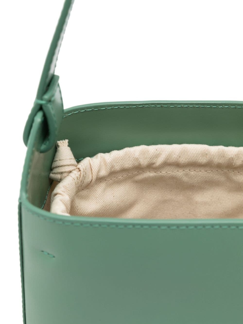 smooth leather shoulder bag - 5