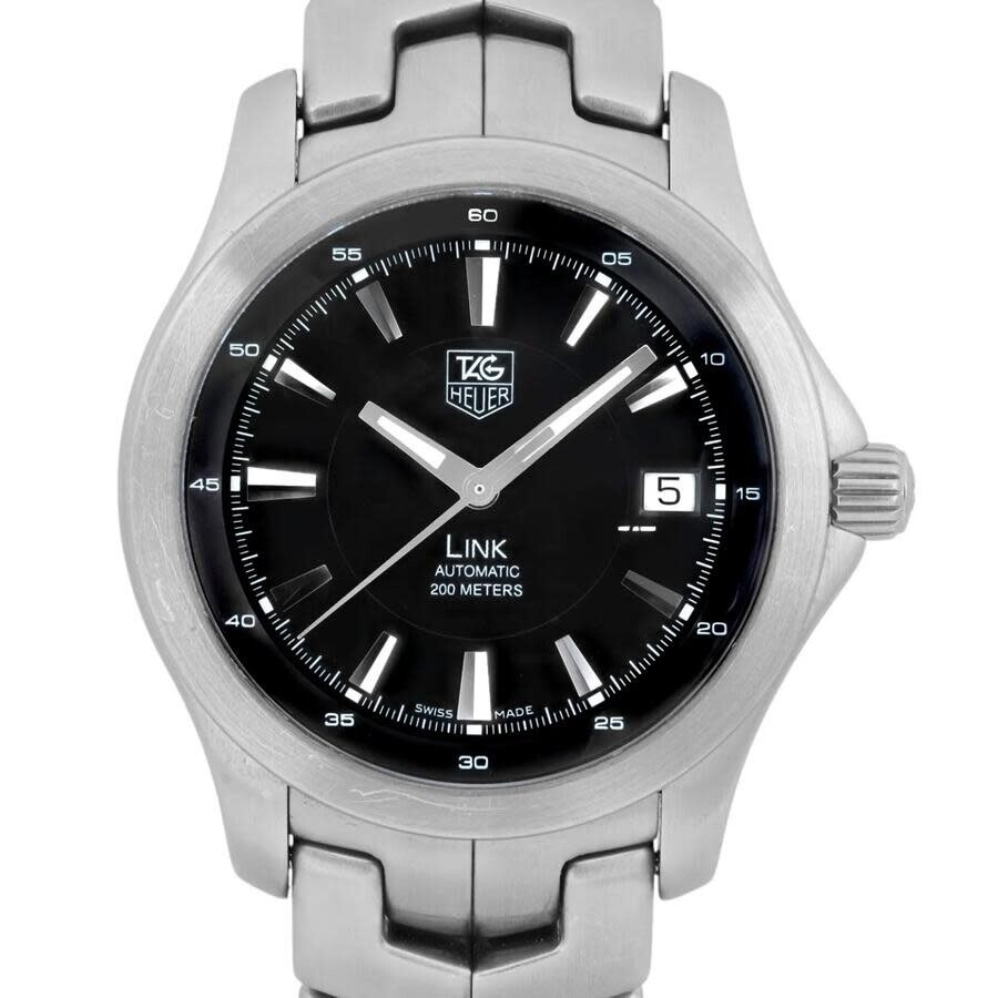 Pre-owned Tag Heuer Link GMT Automatic Black Dial Men's Watch WJF2110.BA0570 - 2