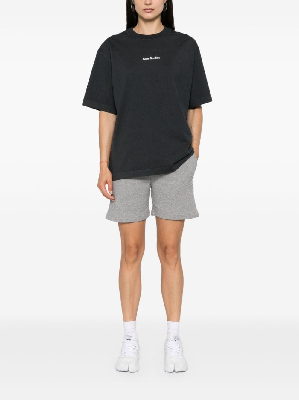 logo-print cotton T-shirt - 3