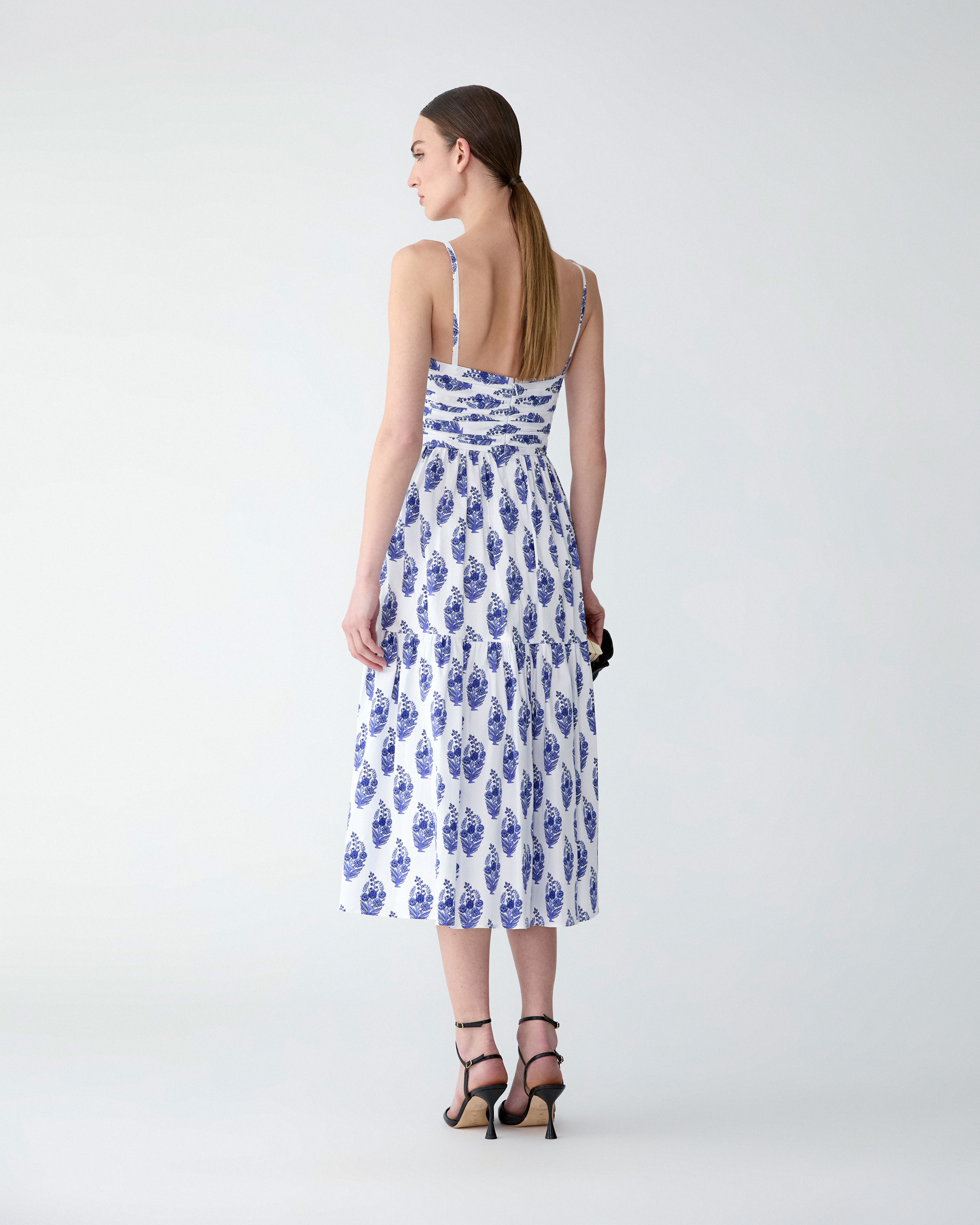 Block-Printed Midi Dress - 3
