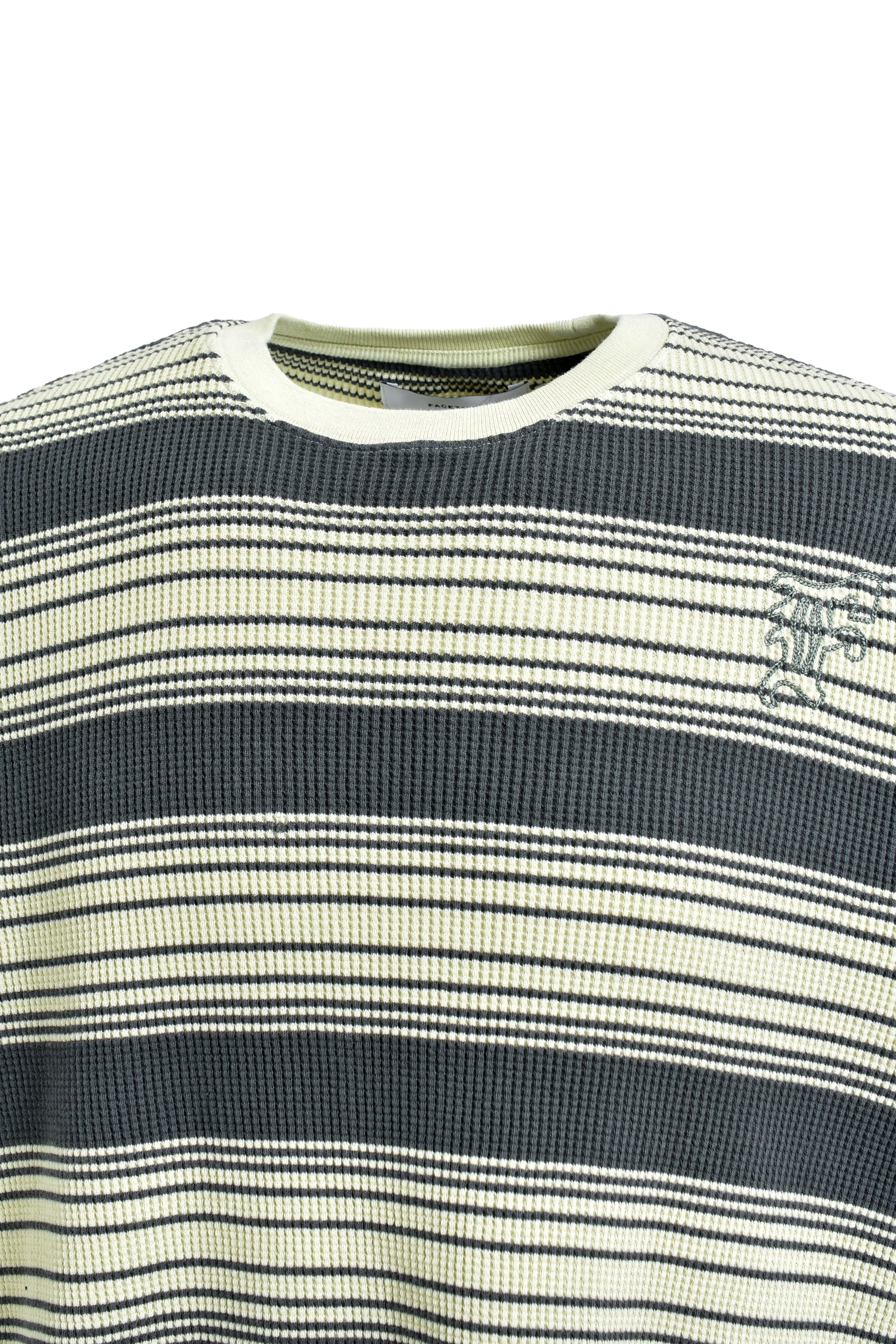 WAFFLE KNIT TEE / CHA x MINT - 3