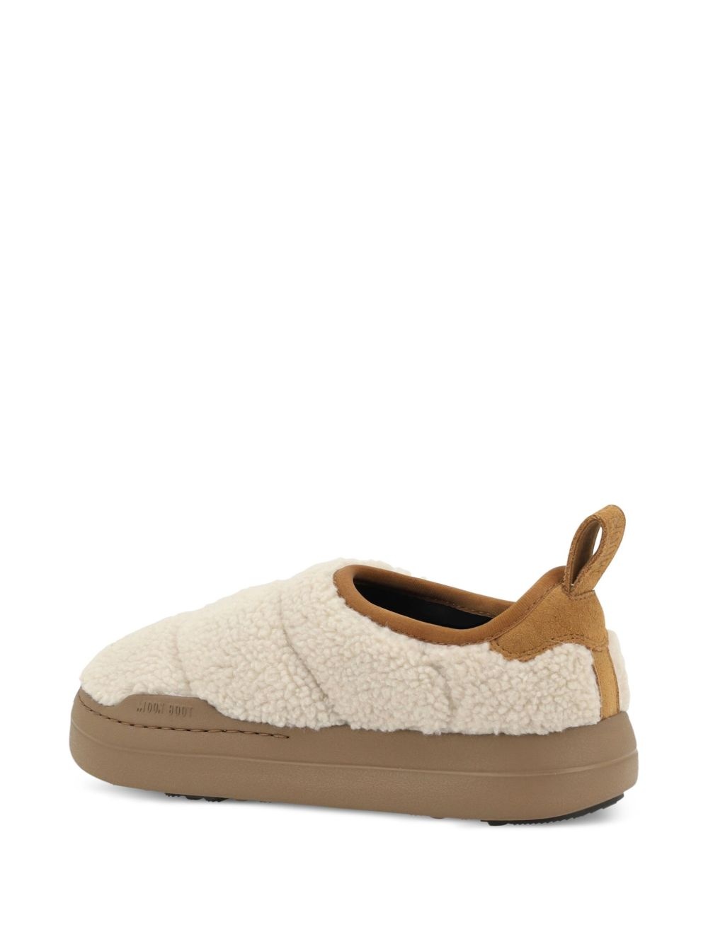 Sand teddy fabric MB Park Puffer slip on - 3