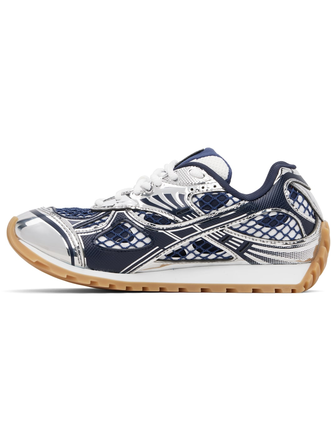 Navy & Silver Orbit Sneakers - 3