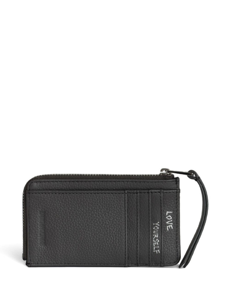 Zadig & Voltaire wings-detail top-zip wallet outlook