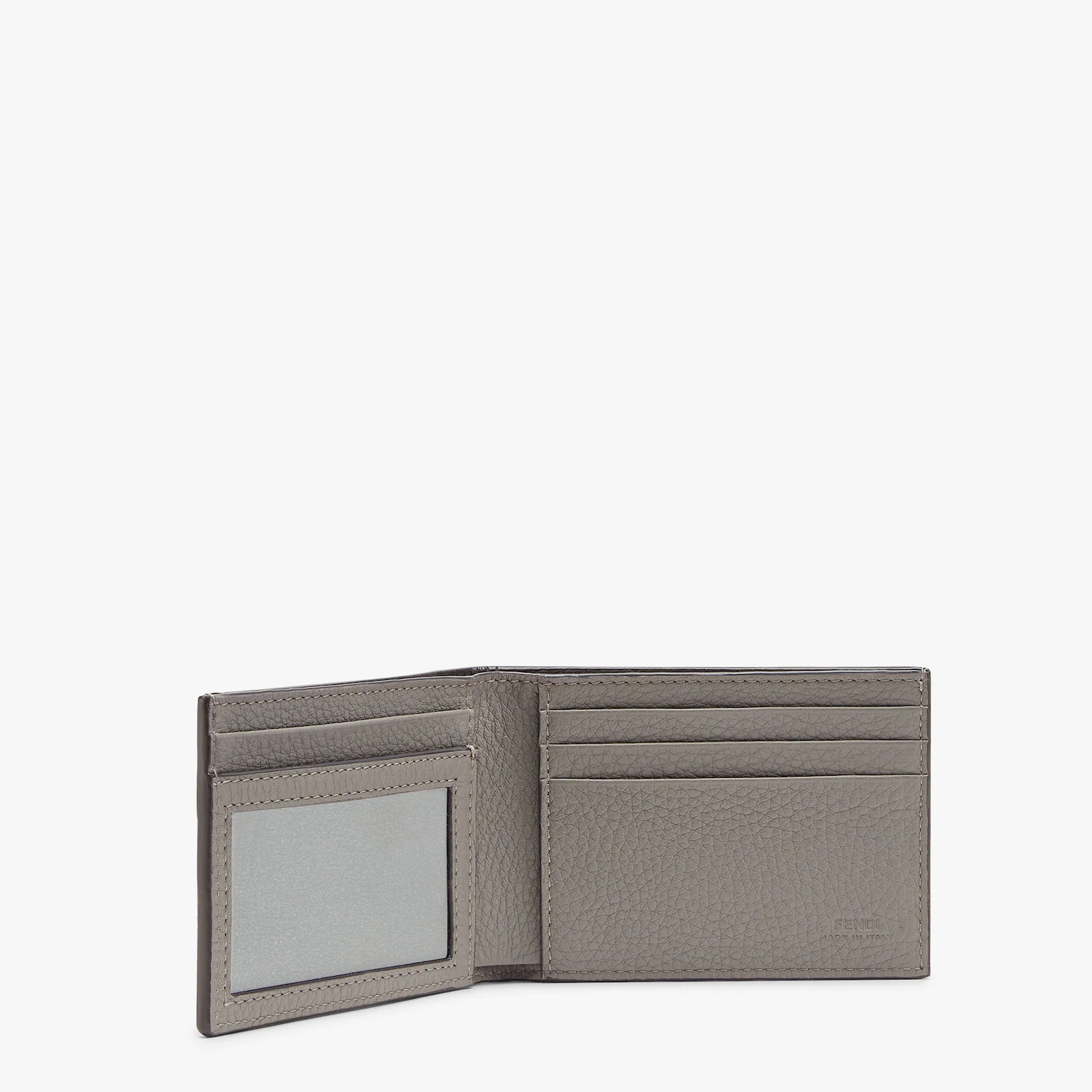Blue leather bi-fold wallet - 3