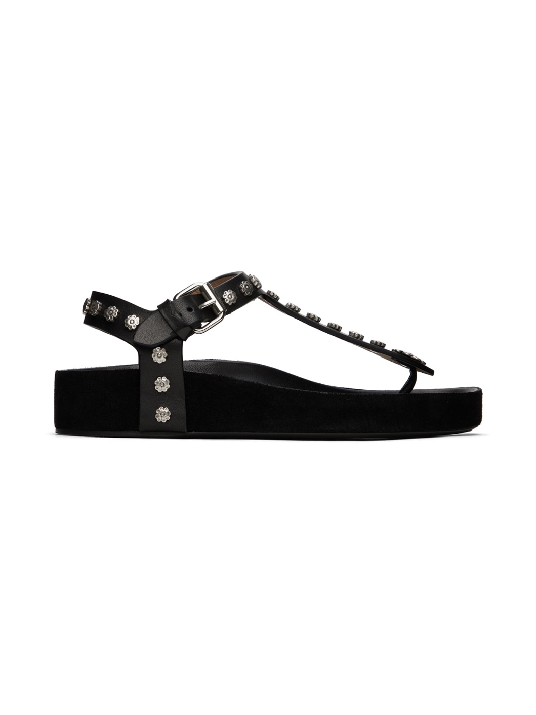 Black Enore Sandals - 1