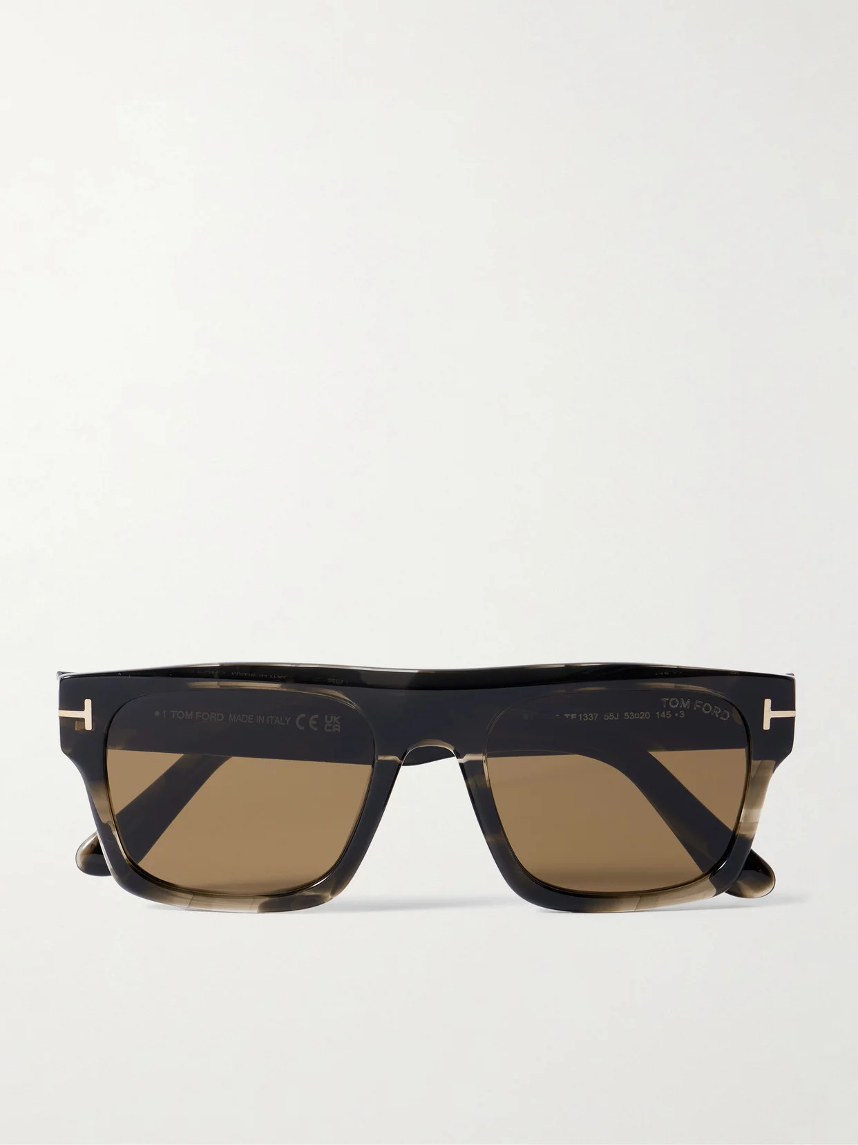 Cyrus Square-frame Tortoiseshell Acetate Sunglasses - 1