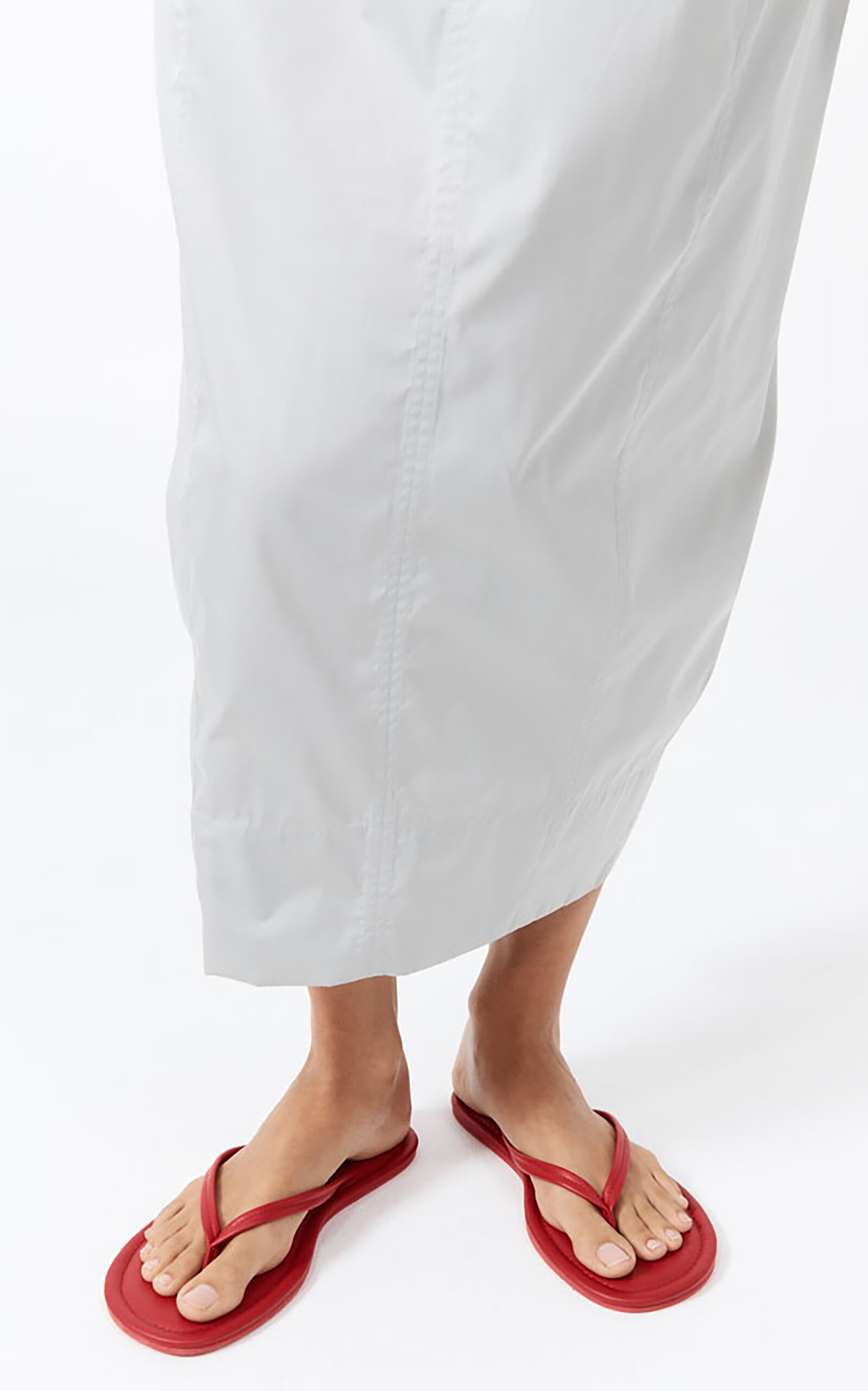 Leather Flip Flops red - 3