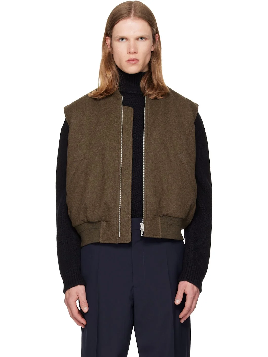 Brown Sport Vest - 1