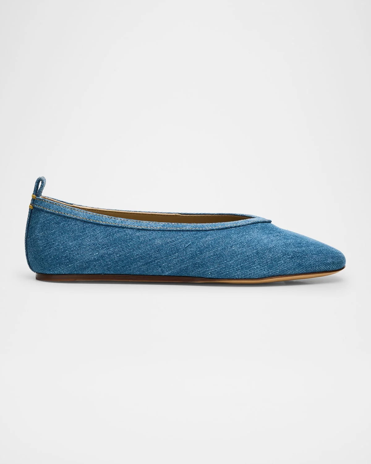 Luna Denim Ballerina Flats - 1