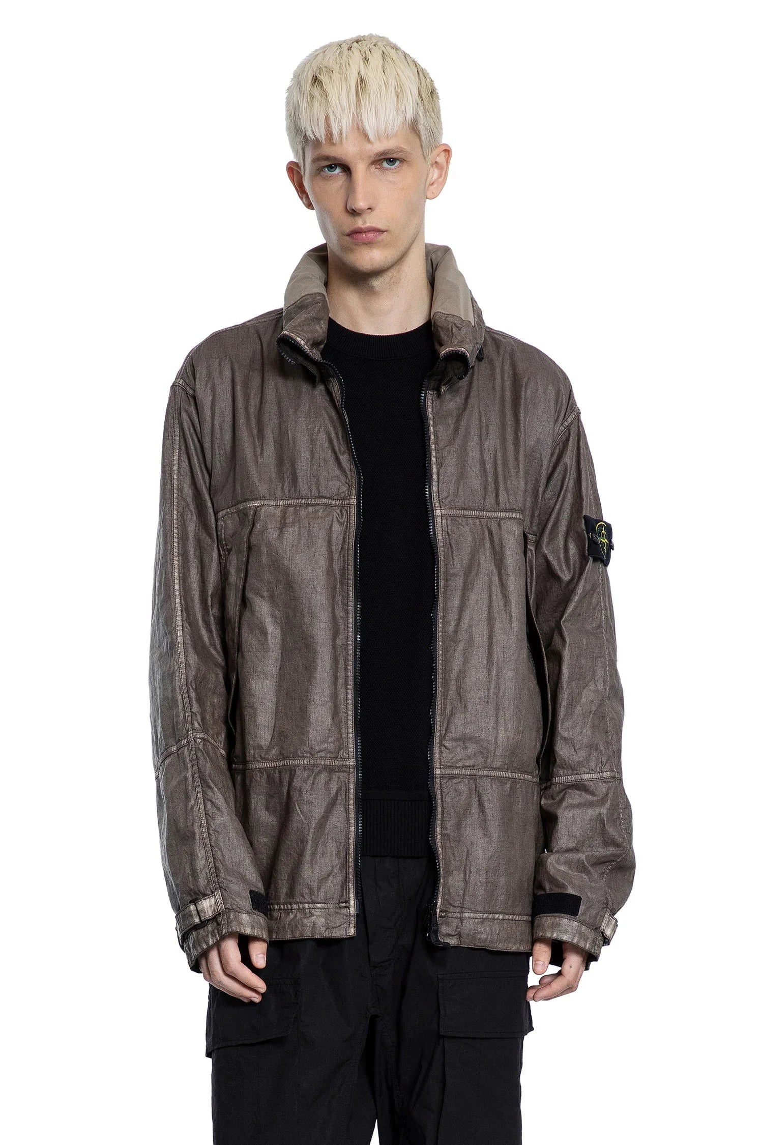 4100040-Raw-Linen-Plated-Ovd-Parka - 6