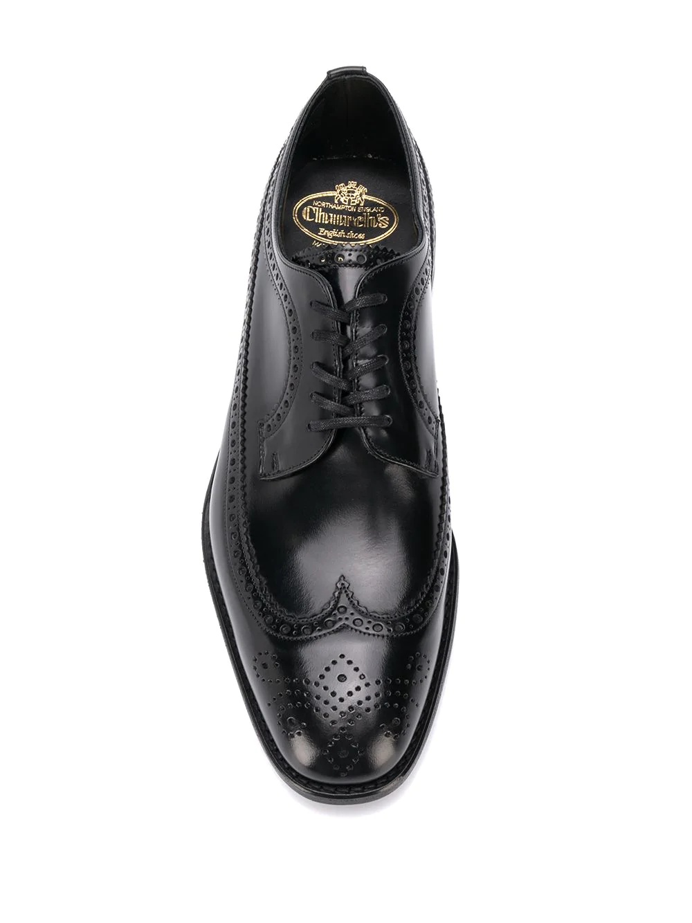 leather brogue Derby shoes - 4