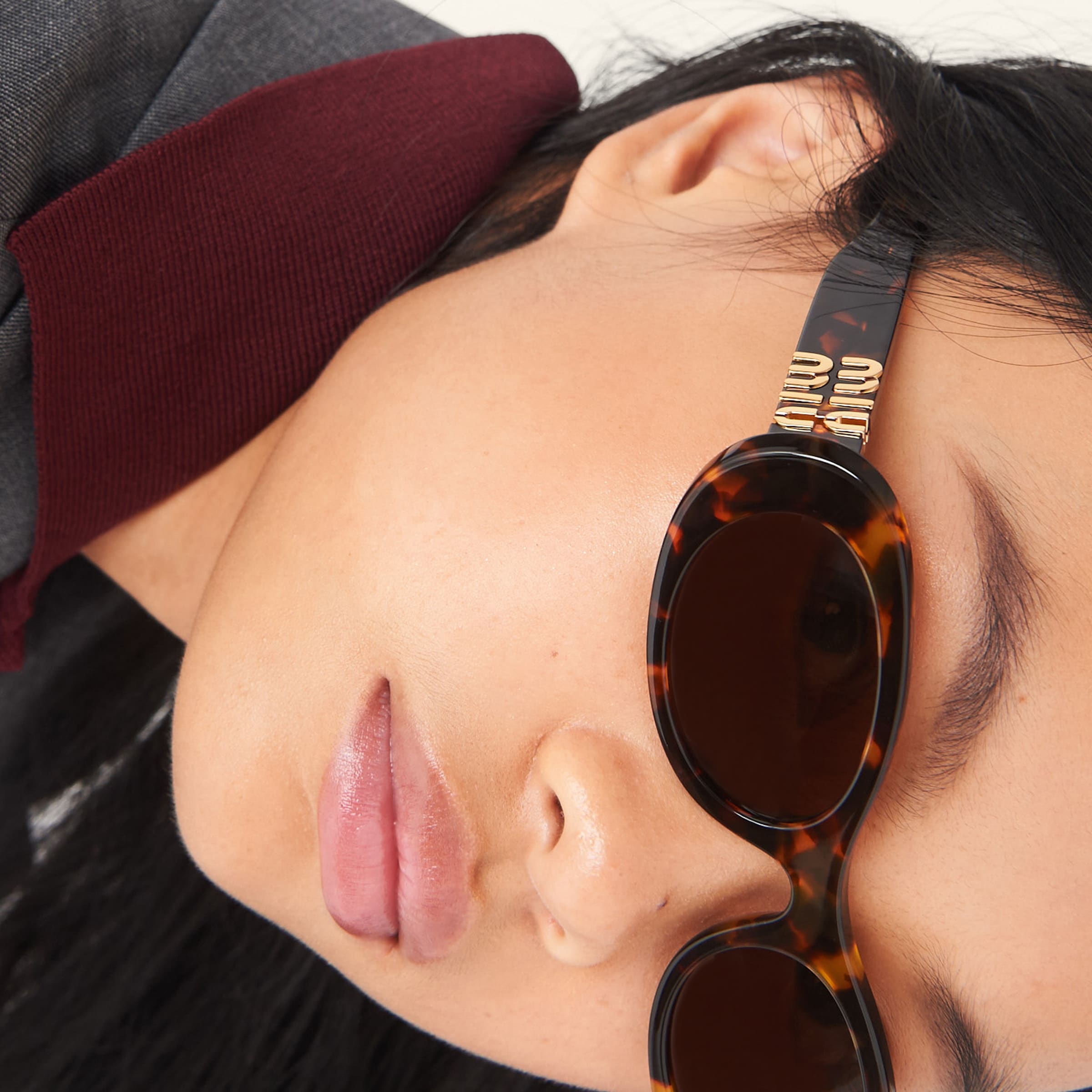 BABBI【MIU MIU】Glimpse Sunglasses MIU MIU Glimpse oval-frame acetate sunglasses | NET-A-PORTER