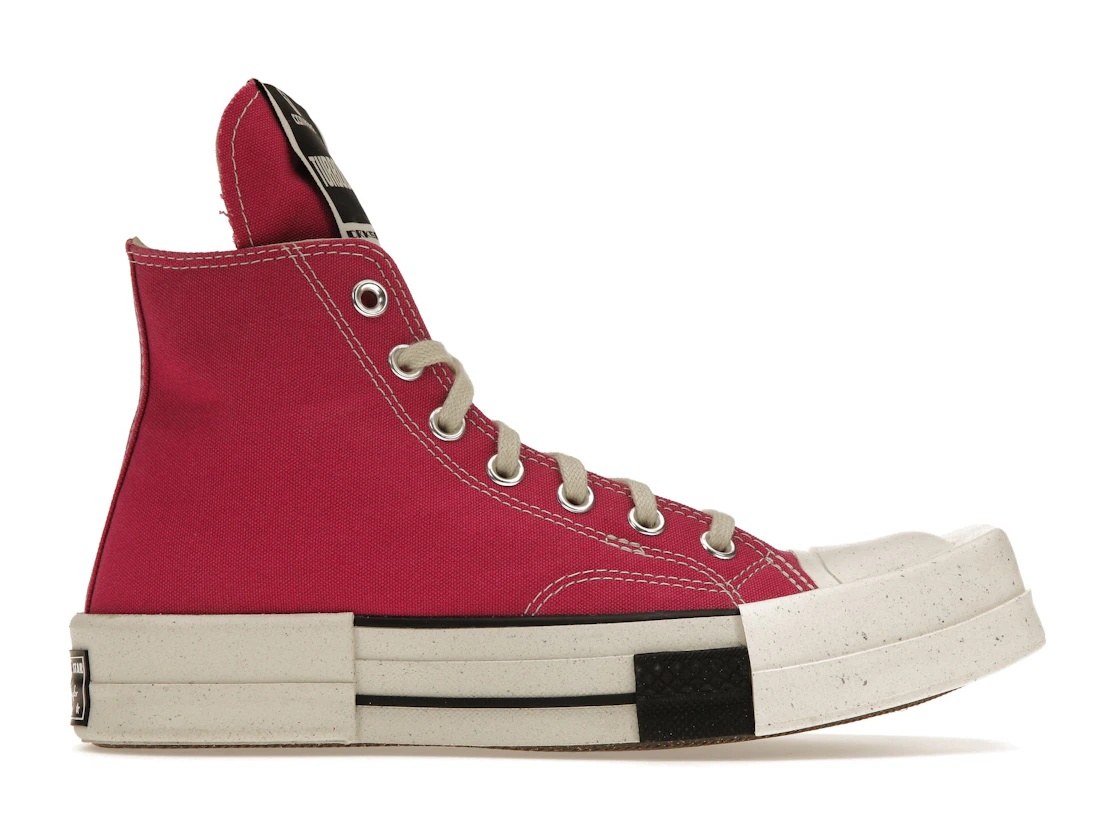 Converse TURBODRK Laceless Chuck Taylor All Star 70 Hi Rick Owens DRKSHDW Cactus Flower Pink - 1