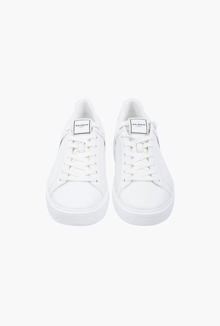 Smooth white leather B-Court sneakers - 4