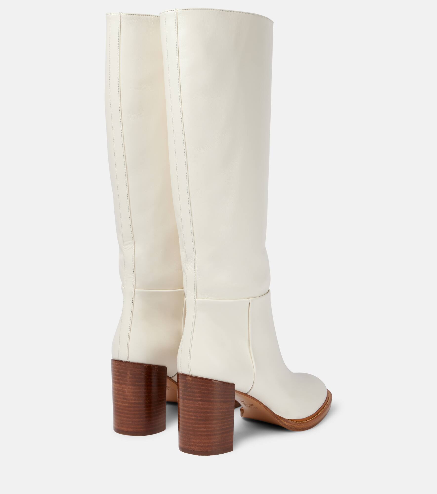 Bocca leather knee-high boots - 3