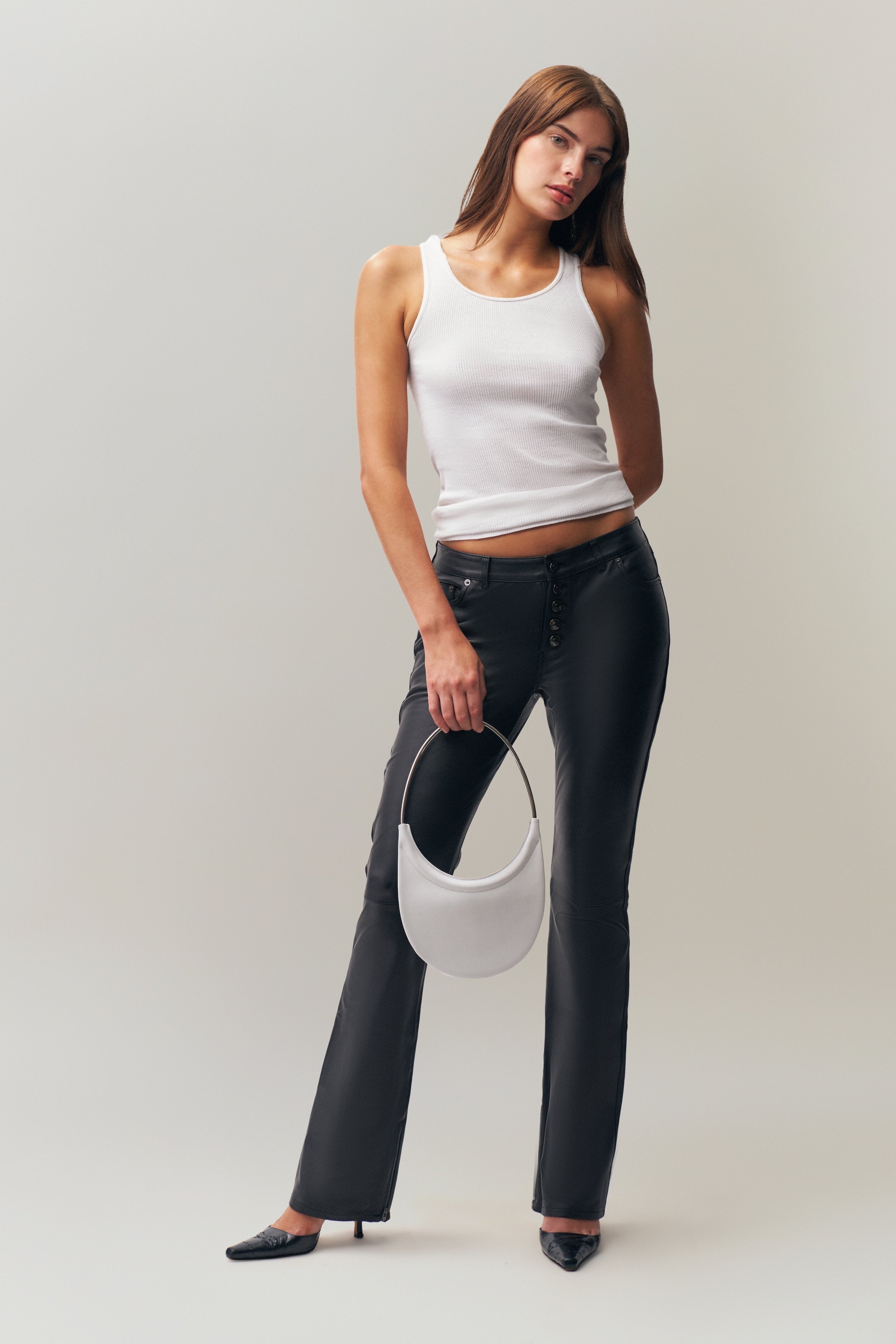 CELOSIA LEATHER PANT - 7