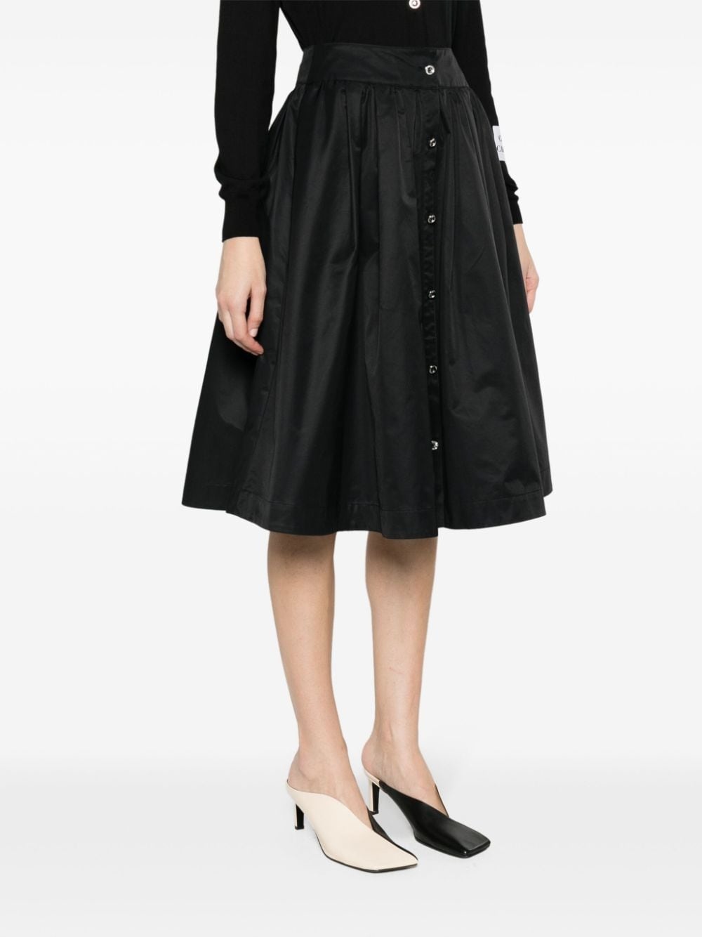 A-line pleated midi skirt - 3