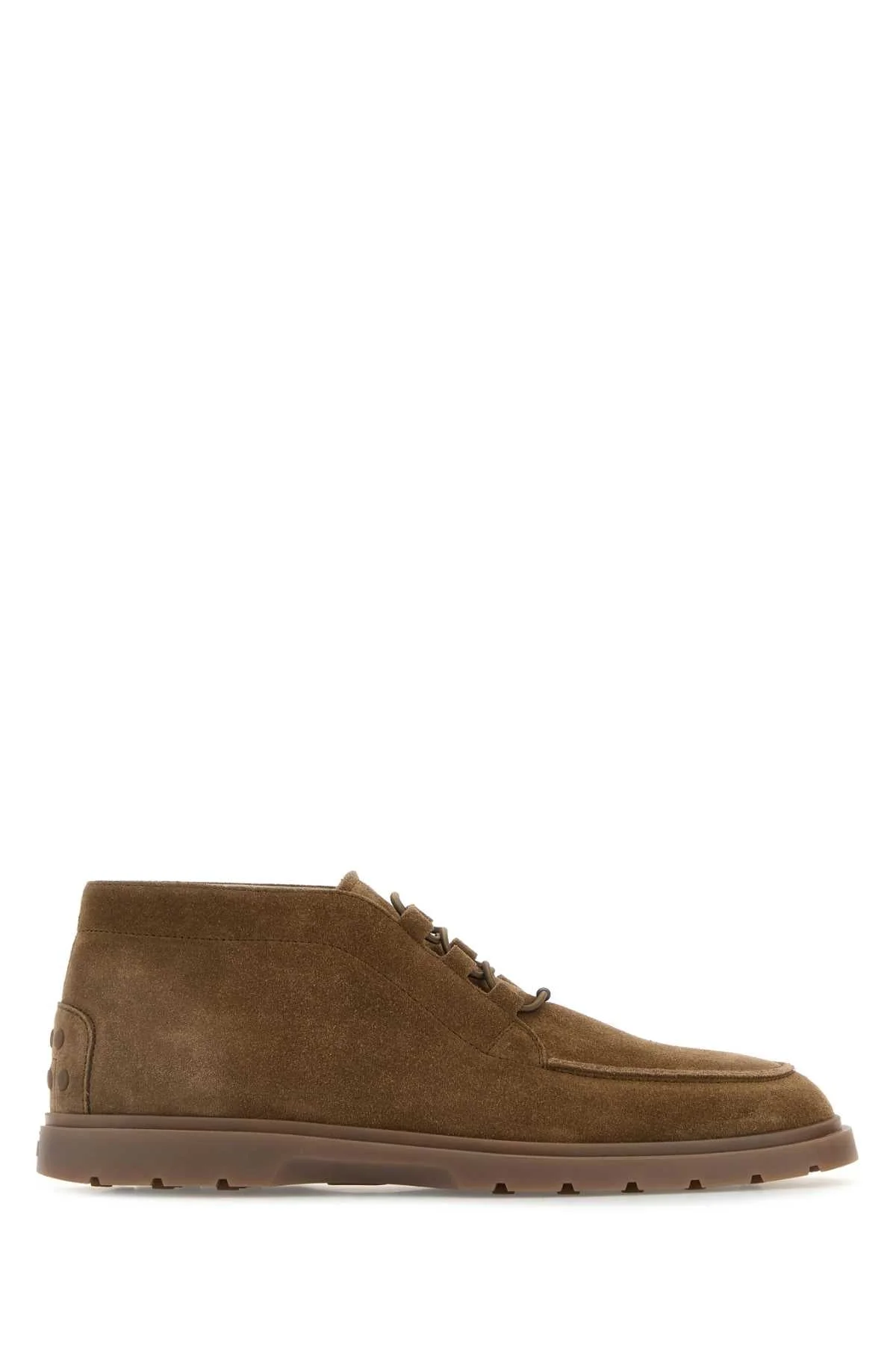 Tod's Men Mud Suede Lace-Up Shoes - 1