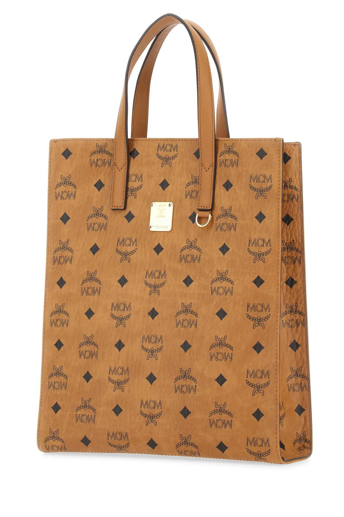 Mcm Women Printed Canvas Small Aren Shopping Bag - 2
