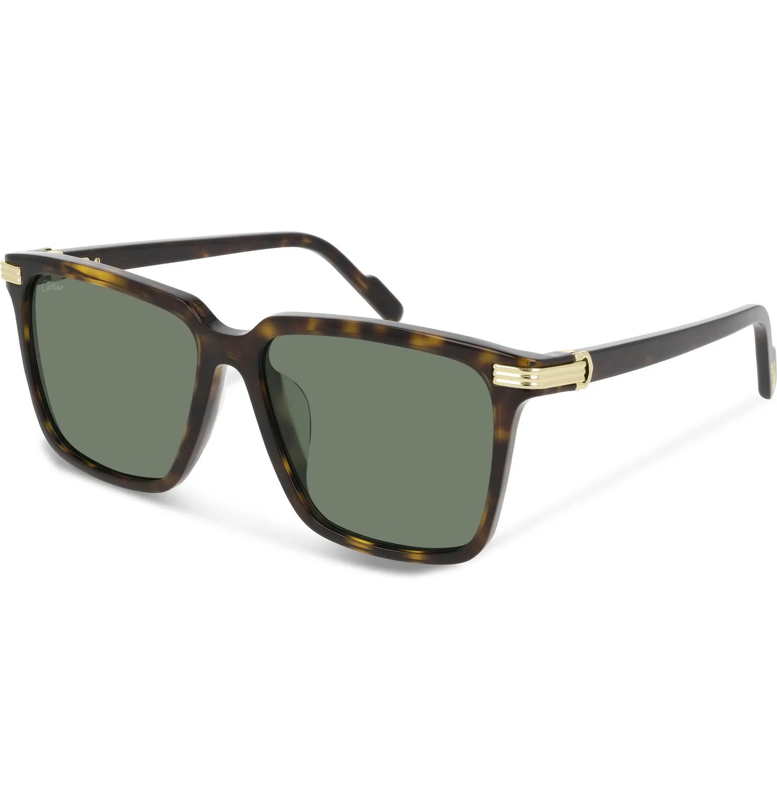 Square-Frame Tortoiseshell Acetate Sunglasses - 2