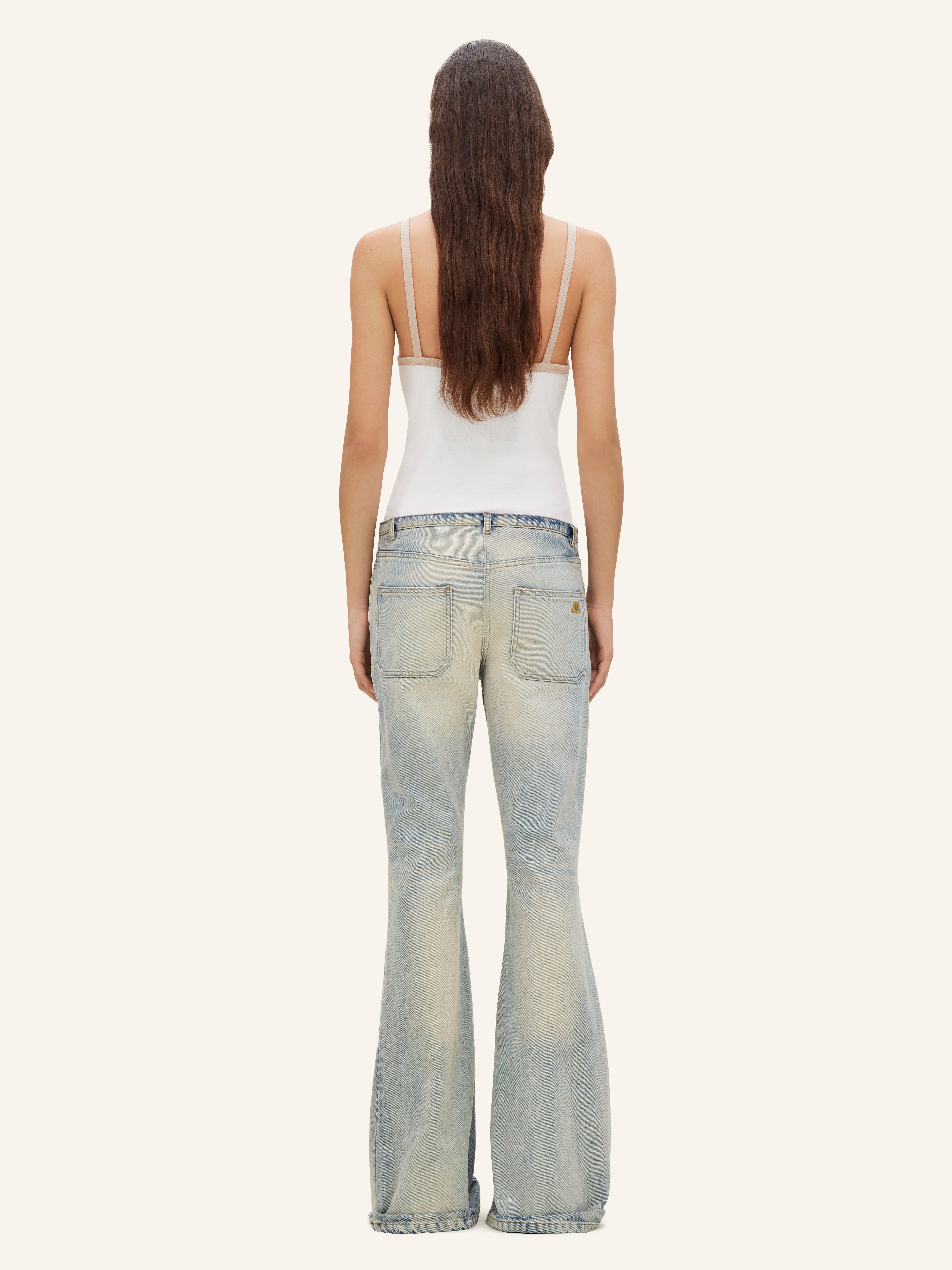 RELAX DENIM BOOTCUT PANTS - 4