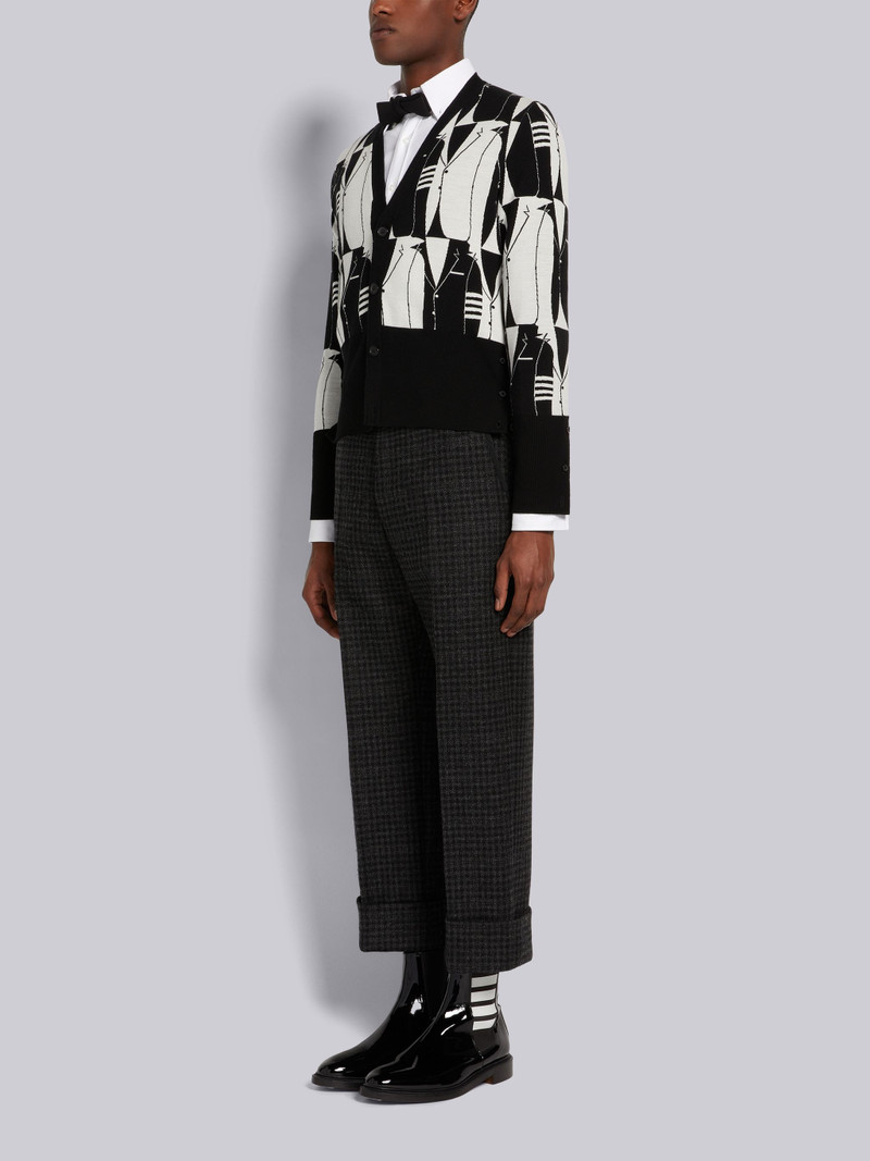 Black Soft Patent Leather 4-Bar Chelsea Boot 6